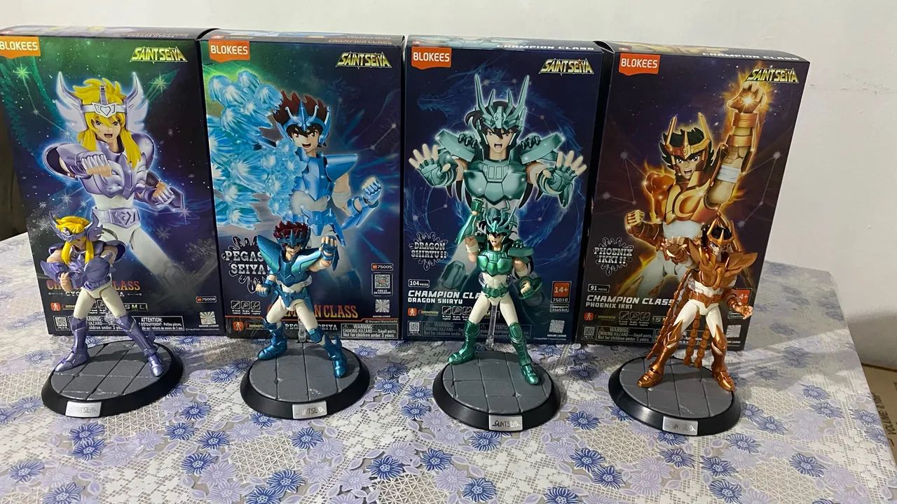 Bonecos Os Cavaleiros do Zodíaco 