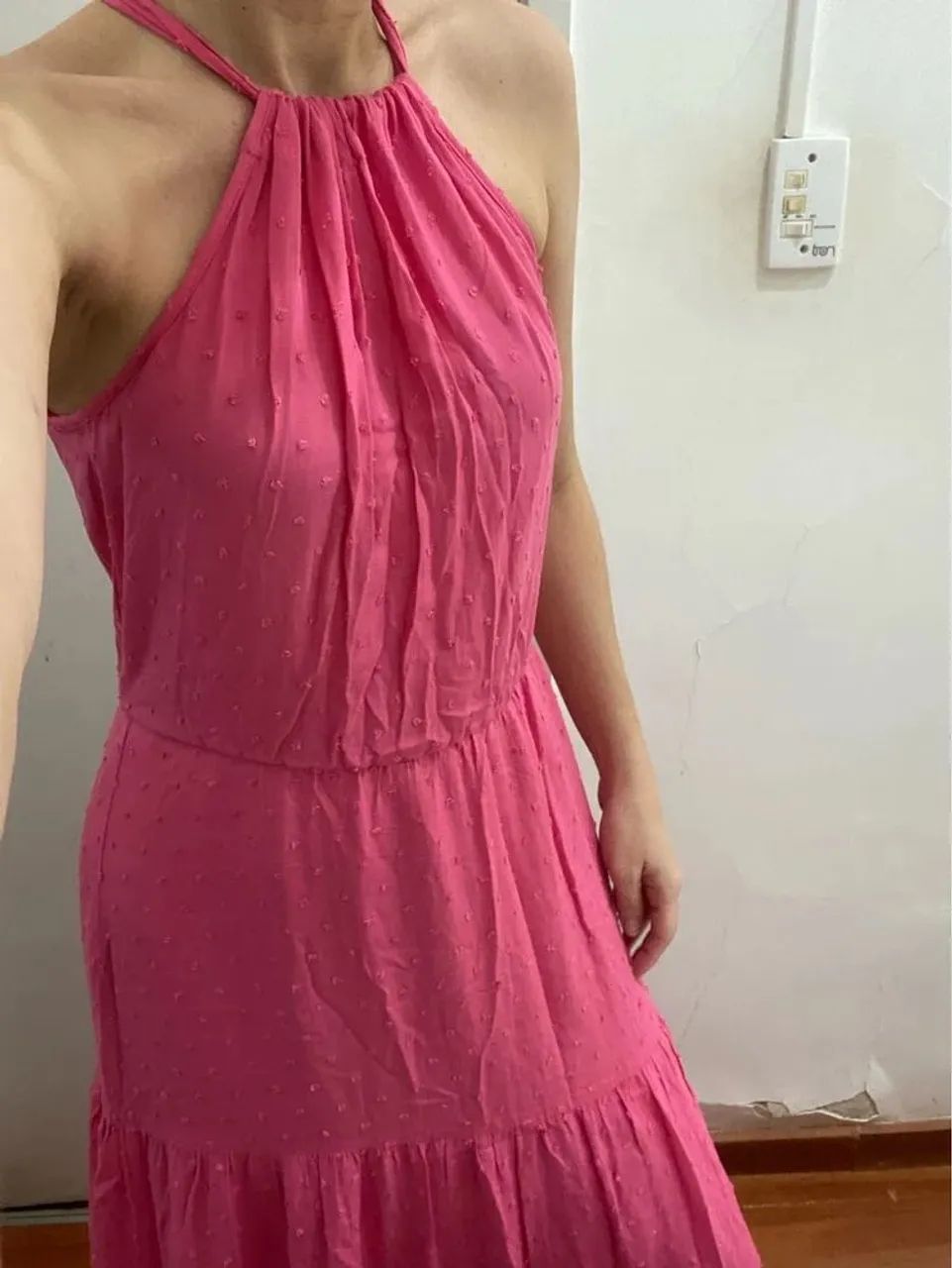 Vestido longa rosa - Foto 3