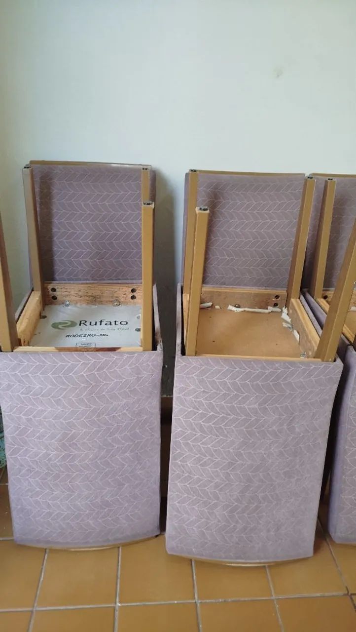 Cadeiras para mesa de jantar, com avaria. - Foto 3