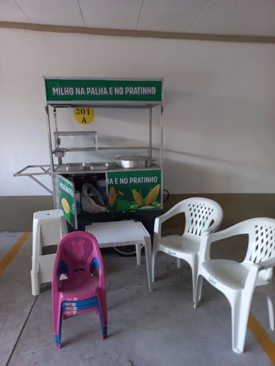 Carrinho de Milho, novo, com todos os acessórios.  Não falta nada.so pegar e trabalhar - Foto 4