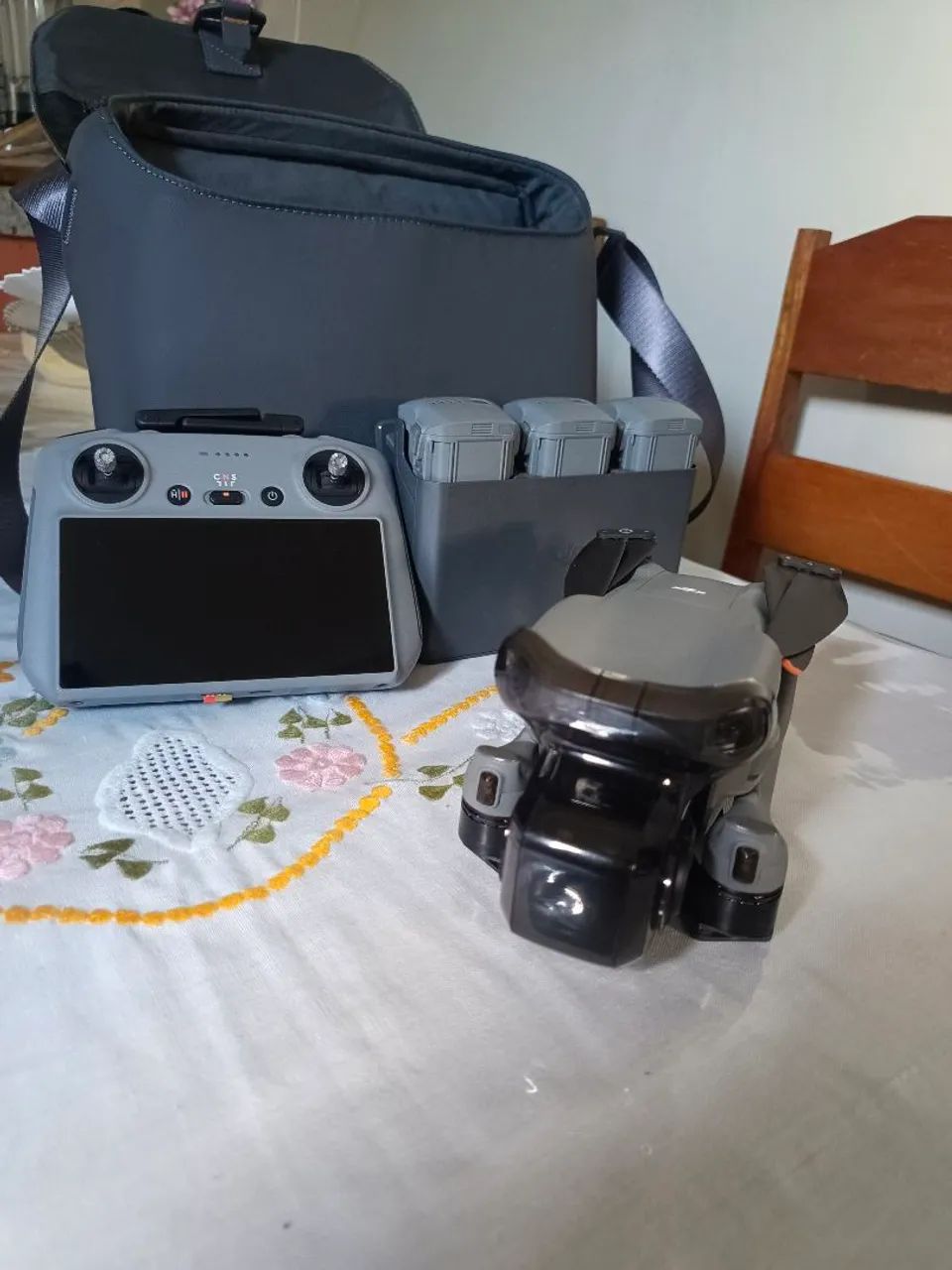 Drone Dji Mavic Air 3 Flymore Ac Cartão  - Foto 3