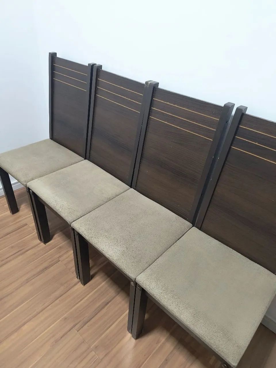 Mesa 4 Cadeiras de Vidro - Foto 4