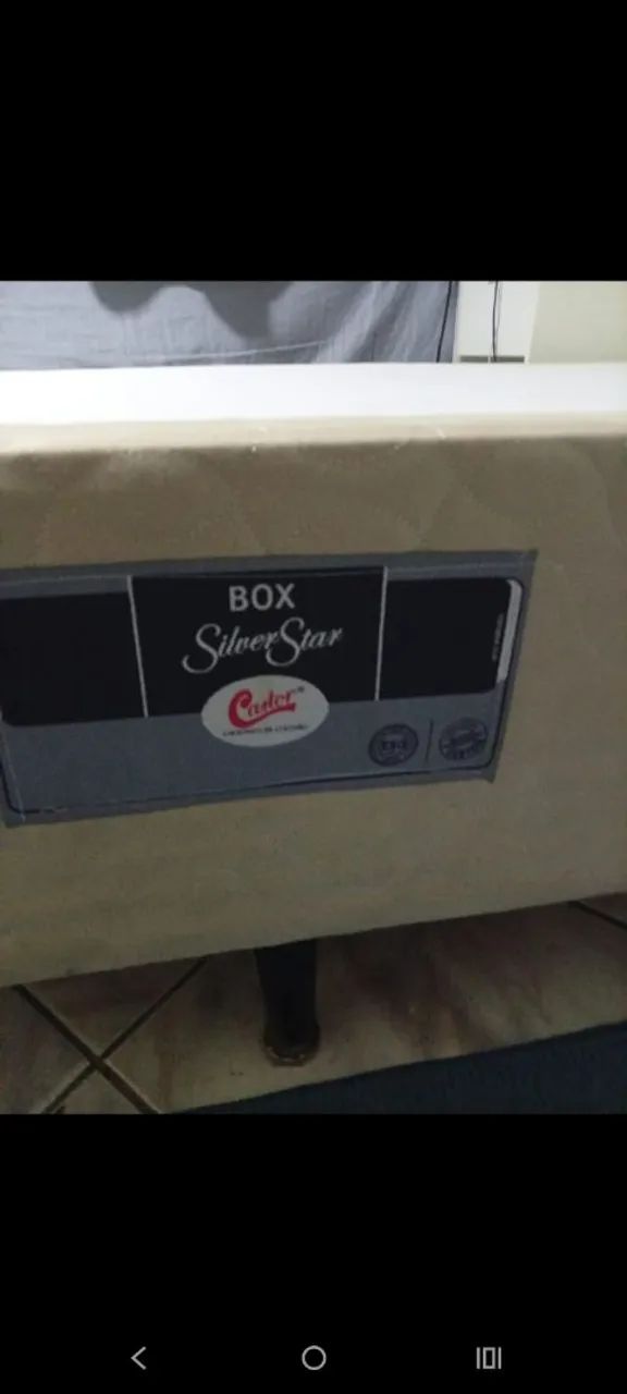 Cama box de solteiro com colchão. - Foto 2