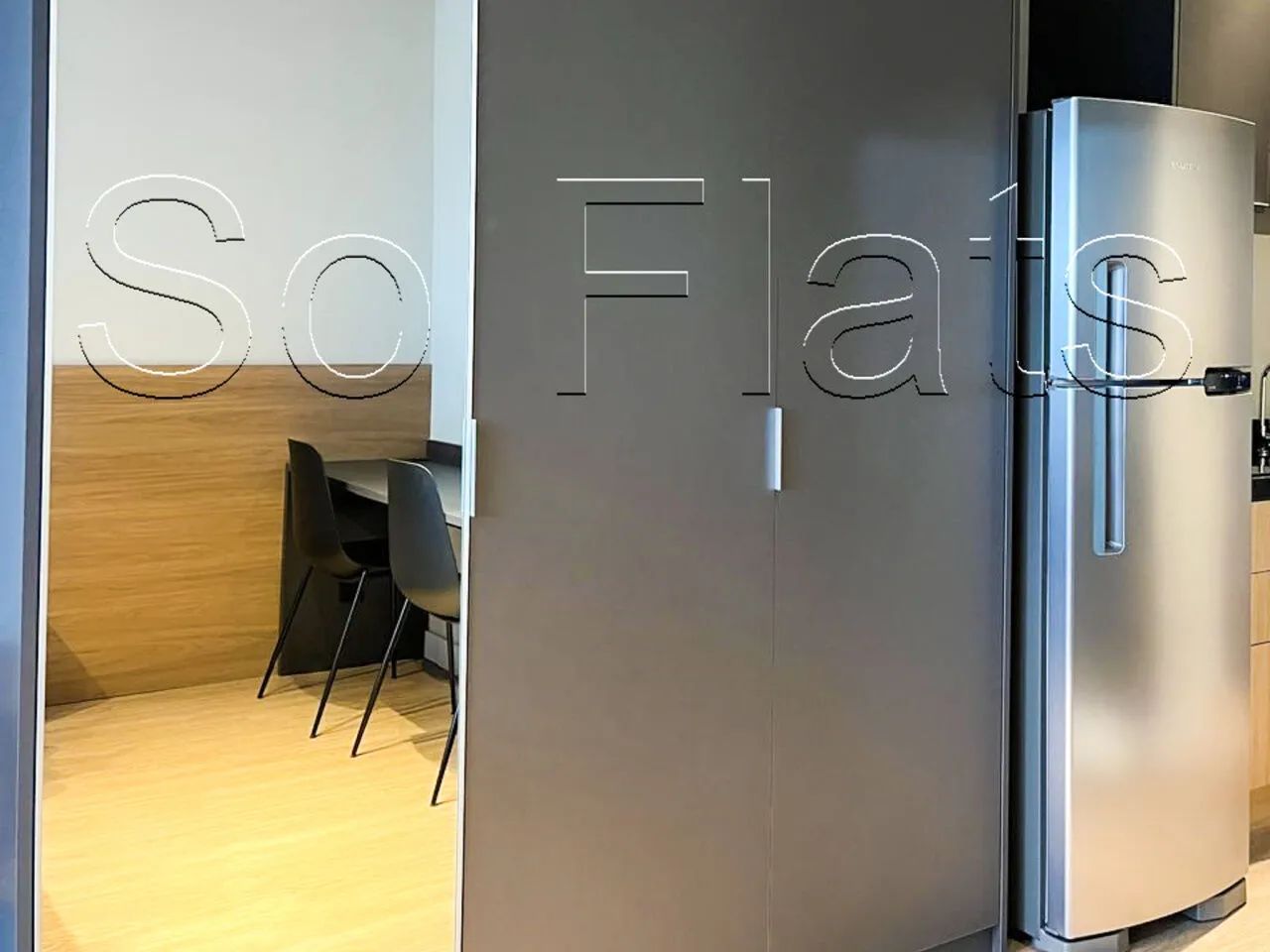 Studio Mobiliado Alphaville 28m² Suíte Varanda Garagem Sky Design Venda - Foto 3
