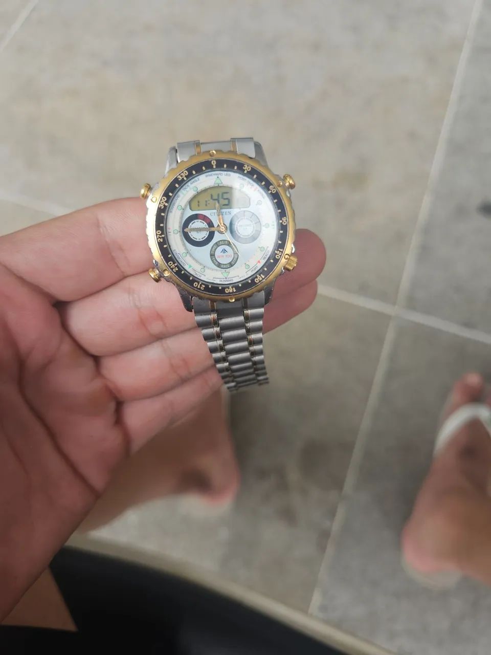 Relógio citizen yachting