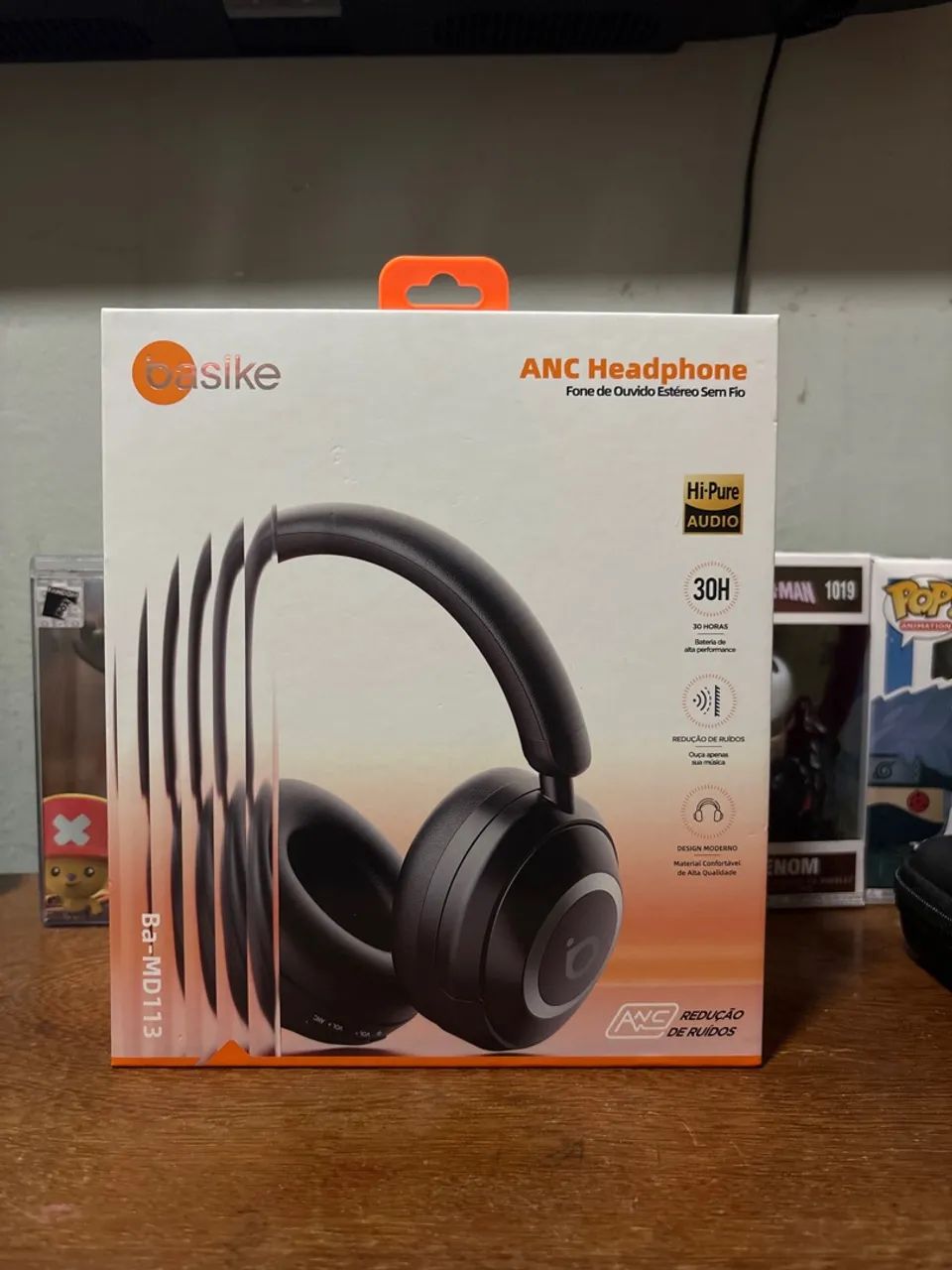Headphone Basike com cancelamento de ruído 