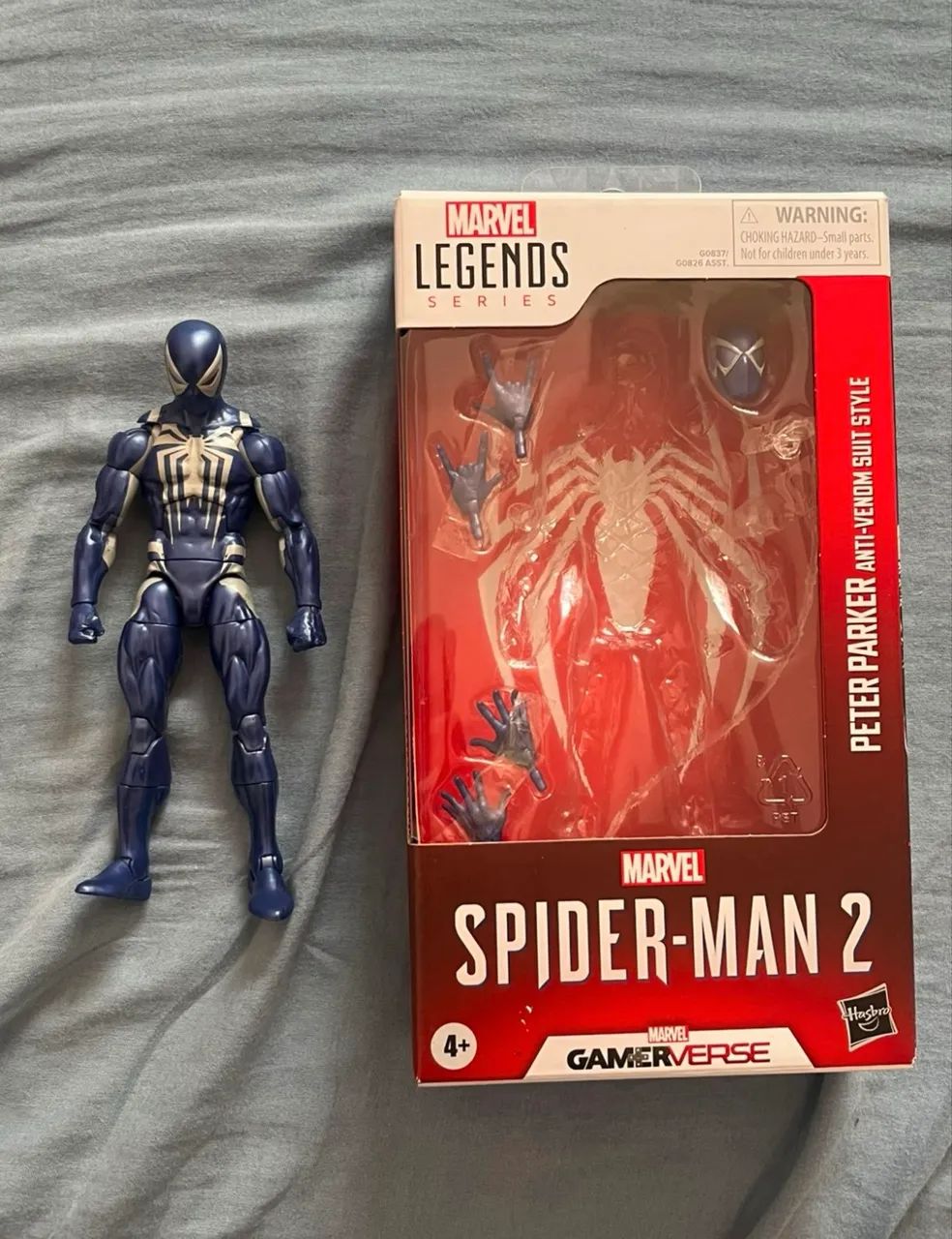 Spider man Marvel legends traje antivenom gamerverse