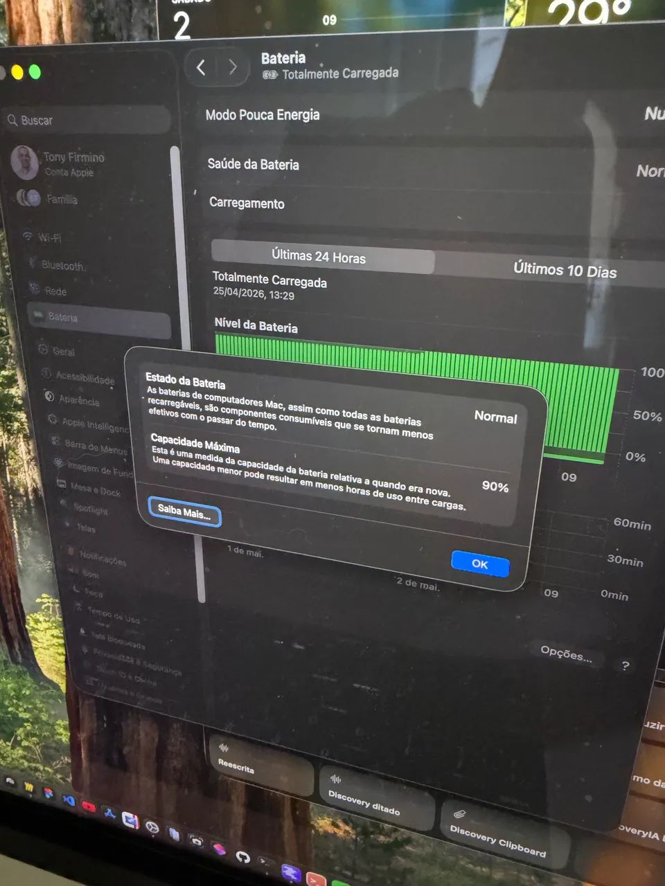 Macbook pro M3 36gb 16 polegadas 512 ssd - Foto 2