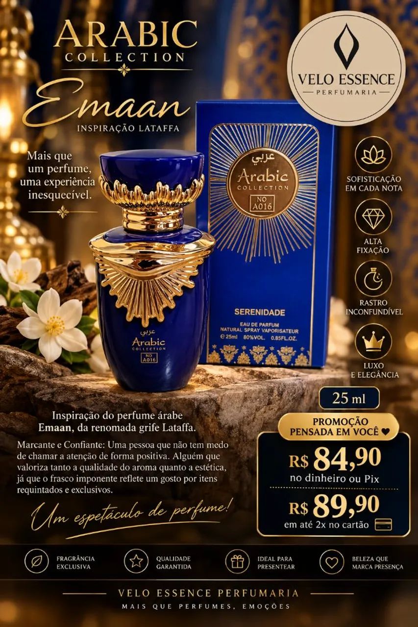 Perfume árabes Arábic 25 ml e perfumes Brand collection 25 ml - Foto 2