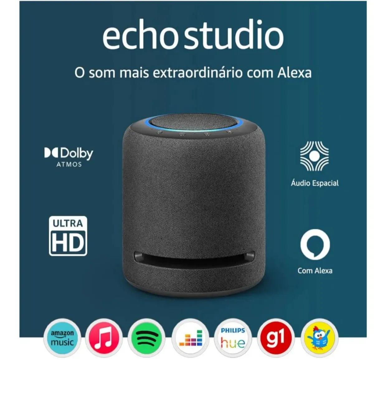 Vendo Alexa Echostudio última geração 