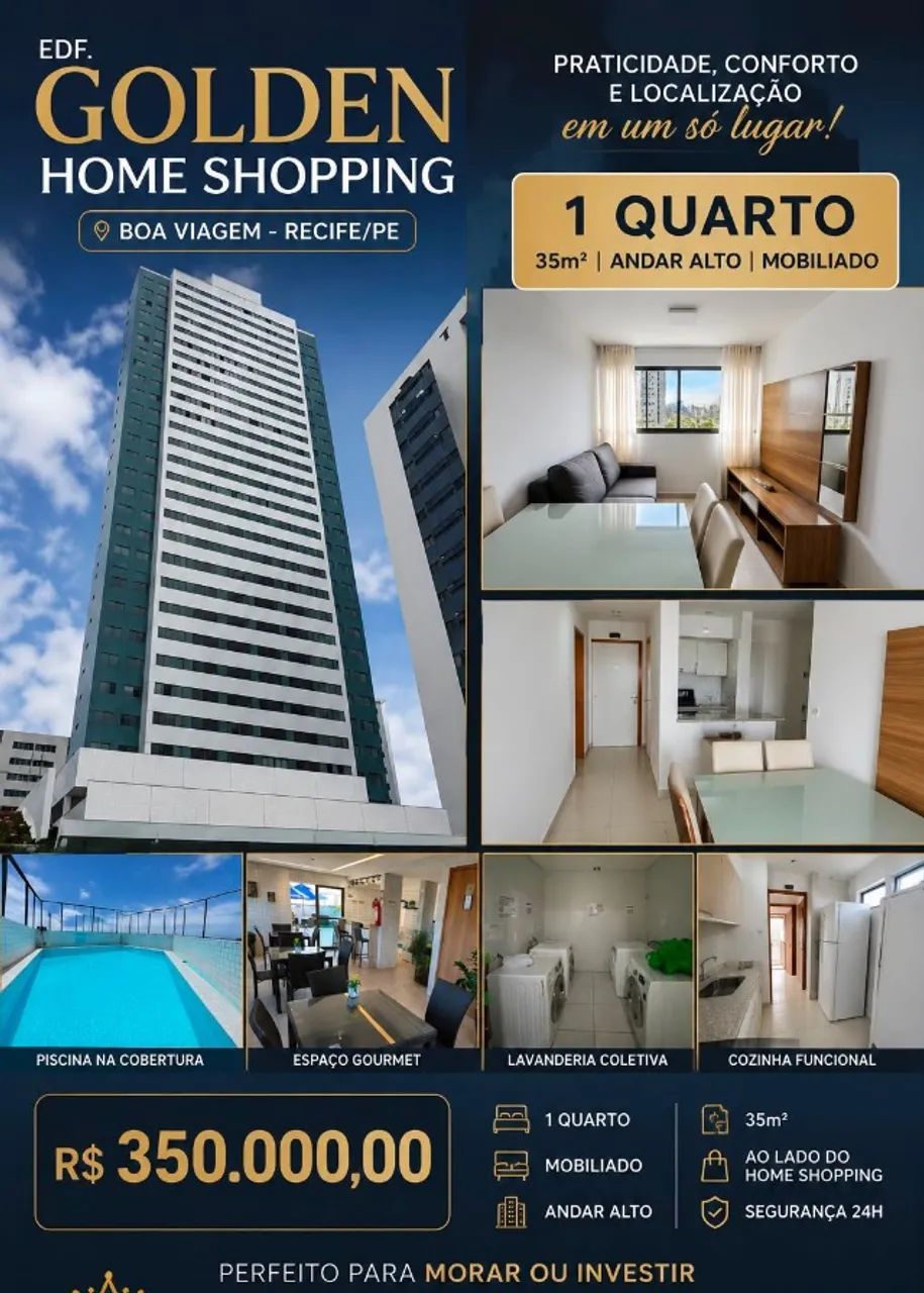 Apartamento em boa viagem 