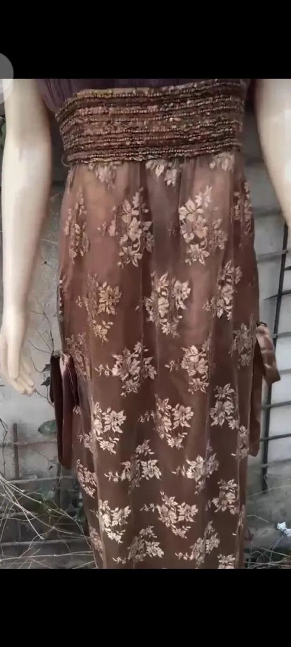 Vestido de Festa Vintage M - Foto 2