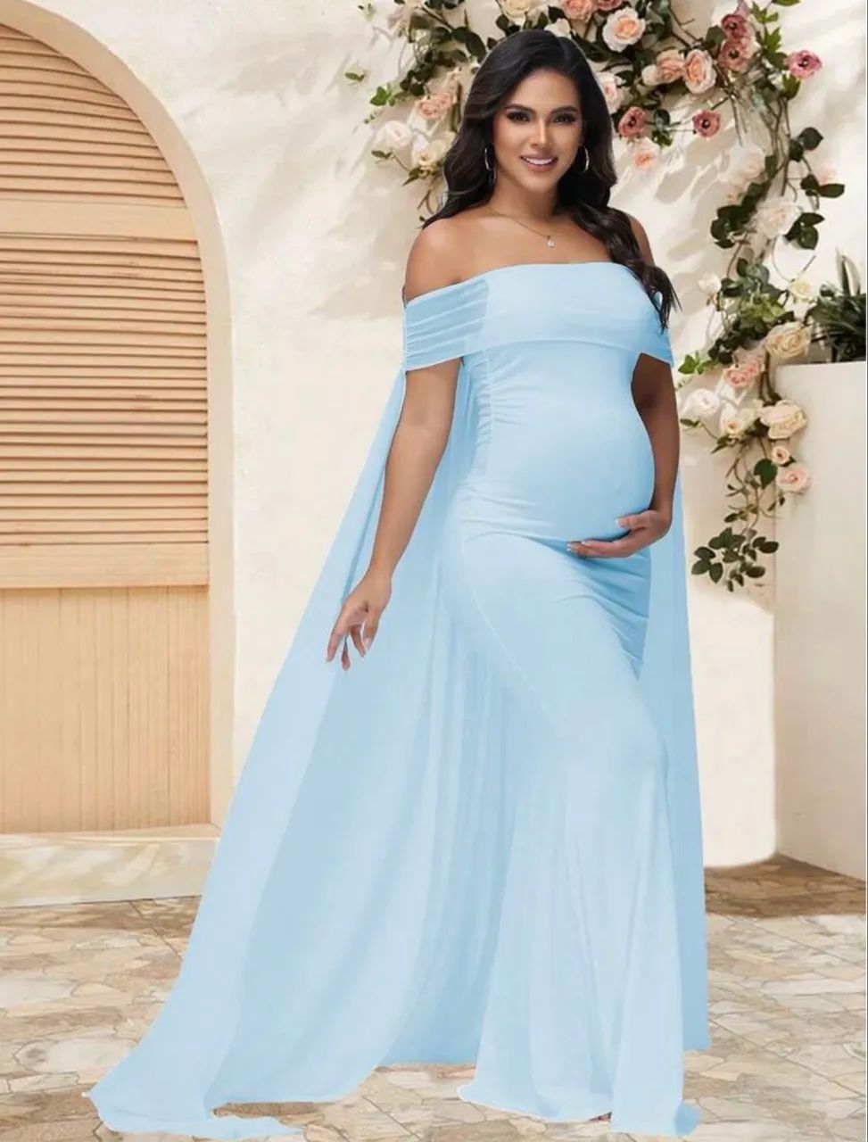 Vestido pra ensaio gestante 