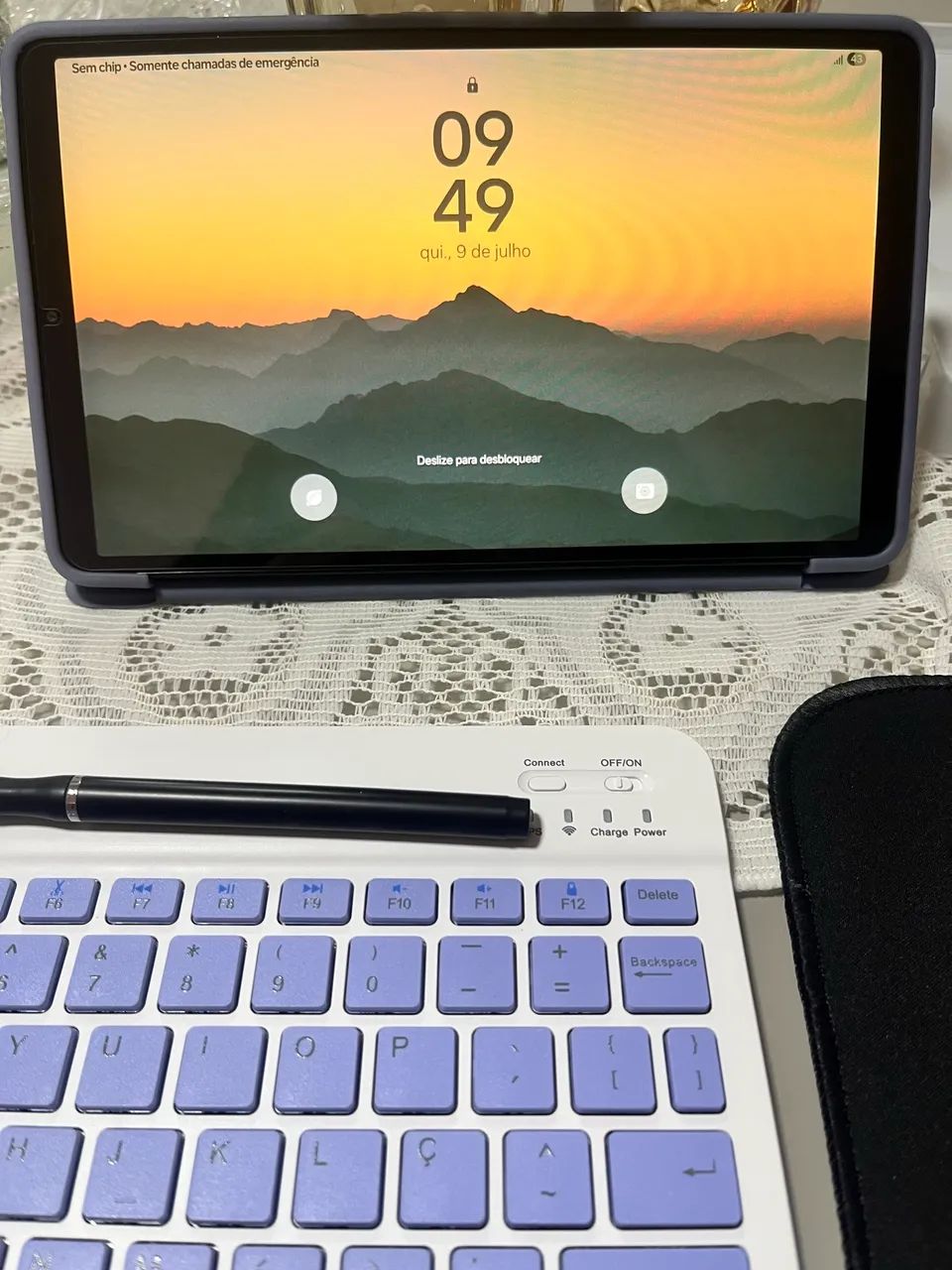 Tablet Samsung A9 64 GB acompanha  caneta e case - Foto 3