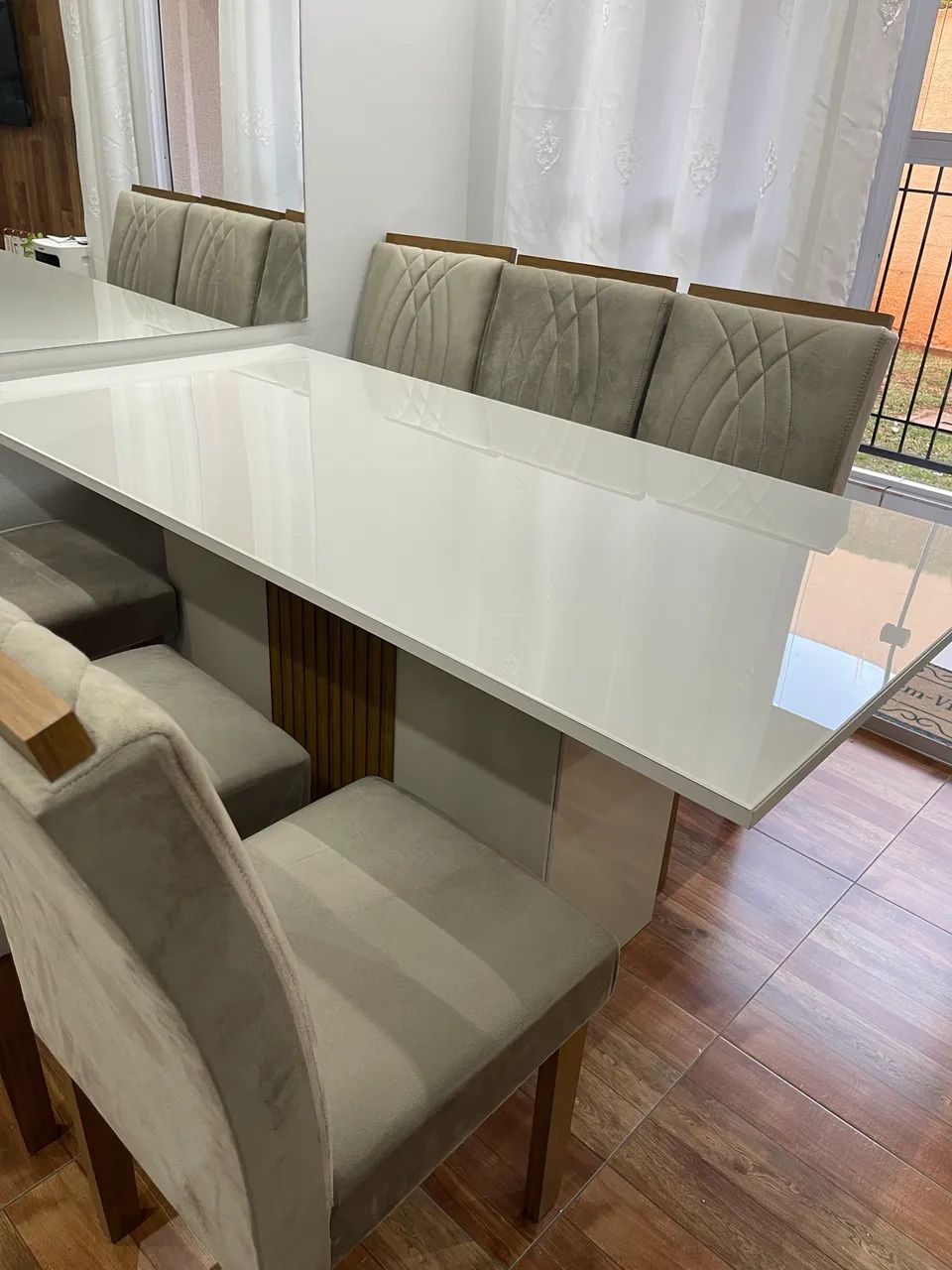 Mesa jantar com 6 cadeiras  - Foto 3