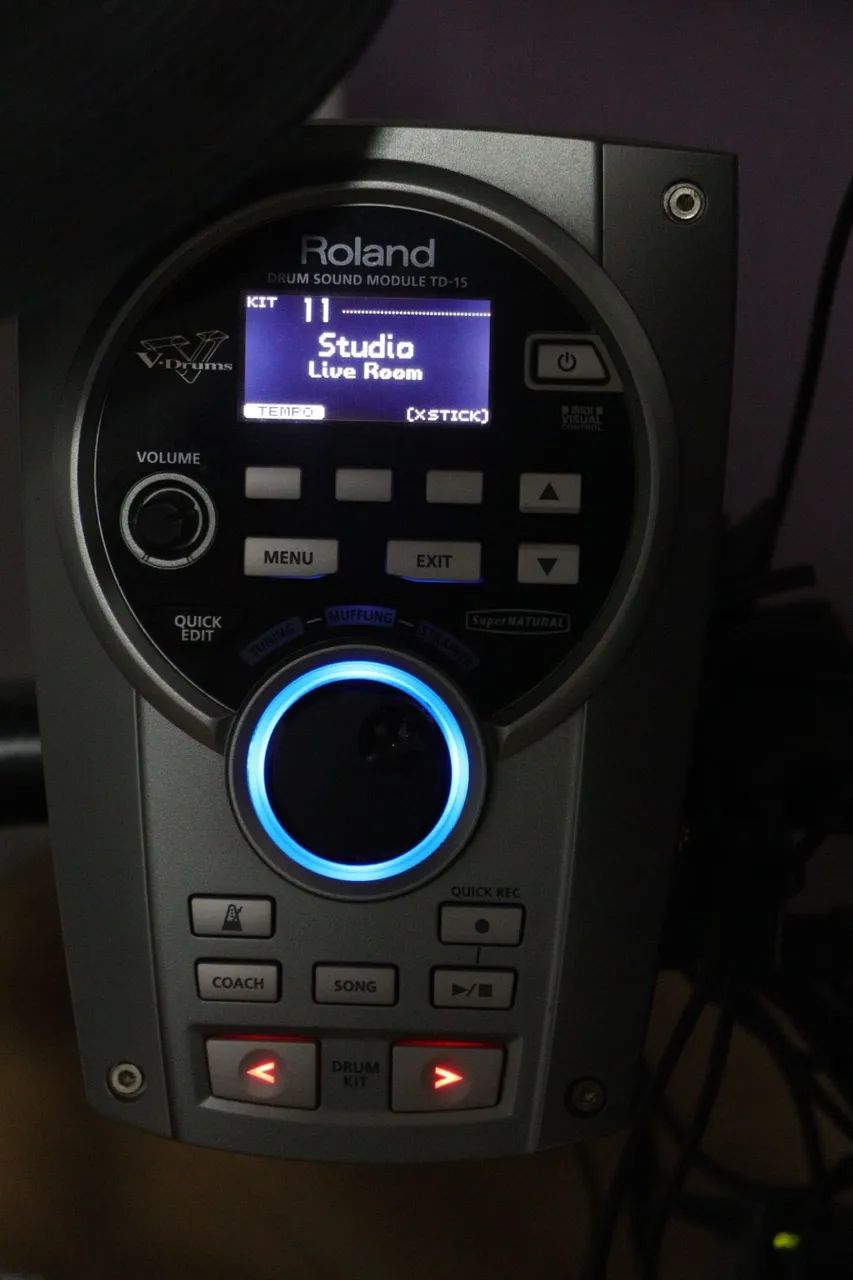 Bateria eletrônica Roland TD15 KV  - Foto 4