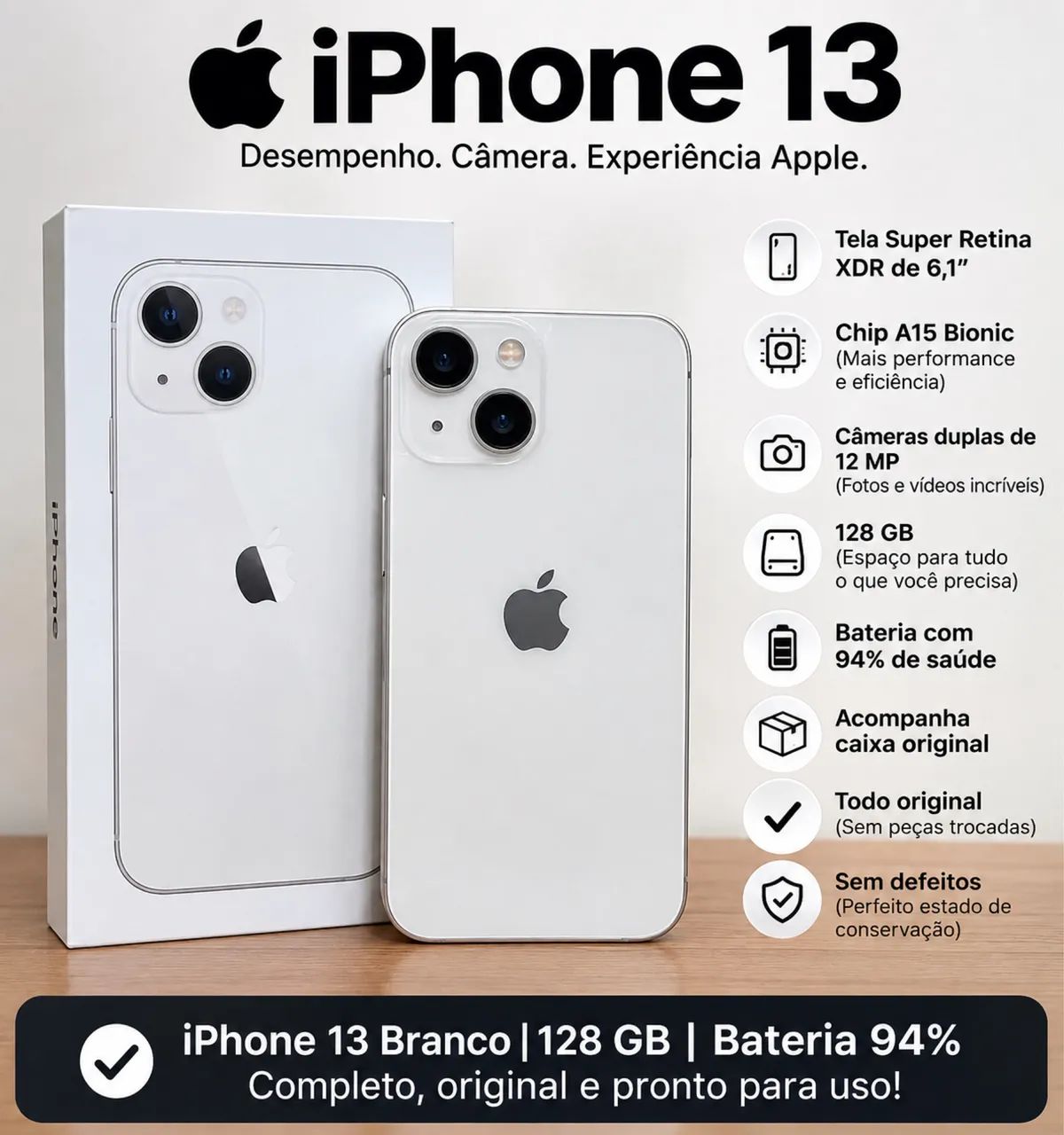 IPHONE 13 128GB - Celulares e Smartphones - Jacintinho, Maceió