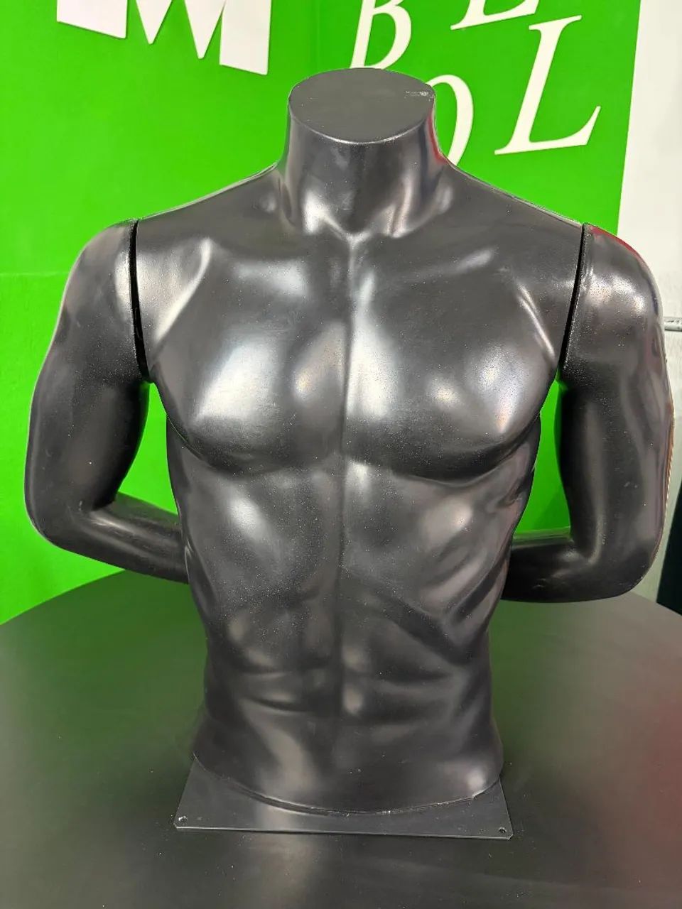Manequim Busto Com Braço e base, Manequim Masculino