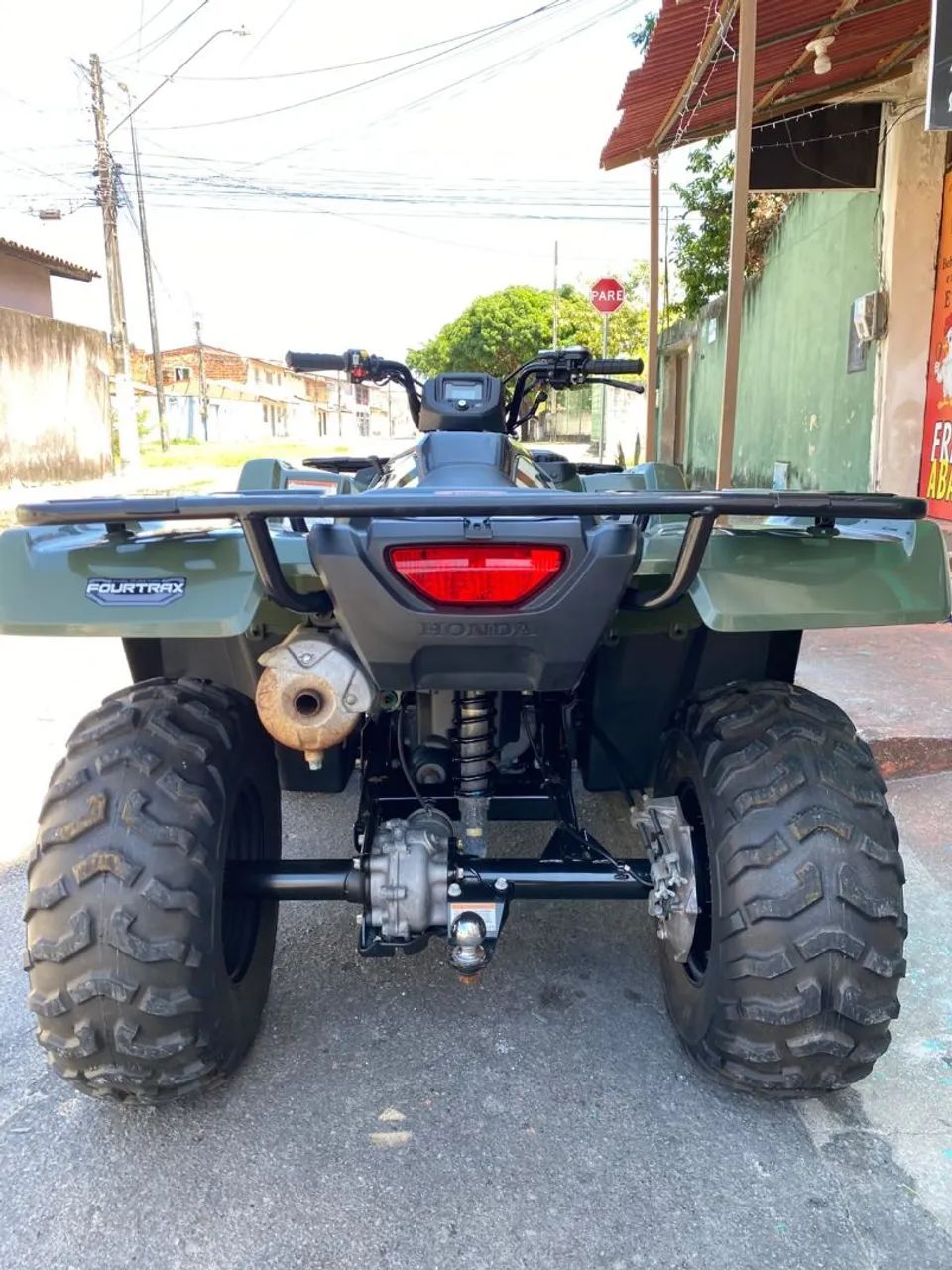 Fourtrax verde com Led e super conservado. - Foto 4