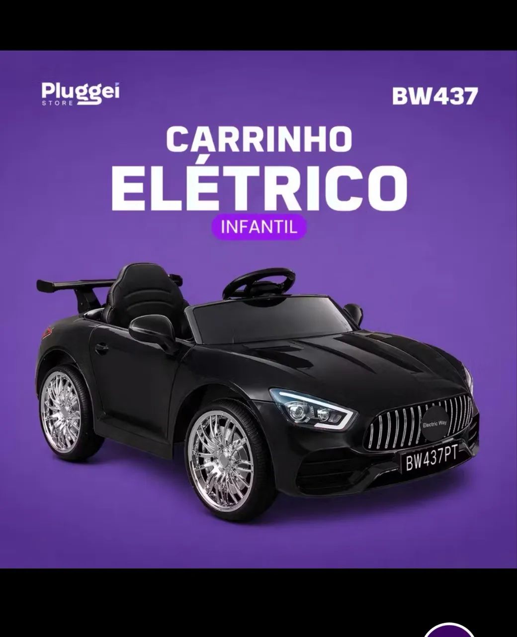 Carrinho elétrico infantil 