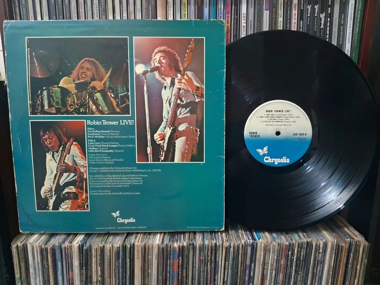 Lp Robin Trower - Live / Imp Inglaterra  - Foto 2