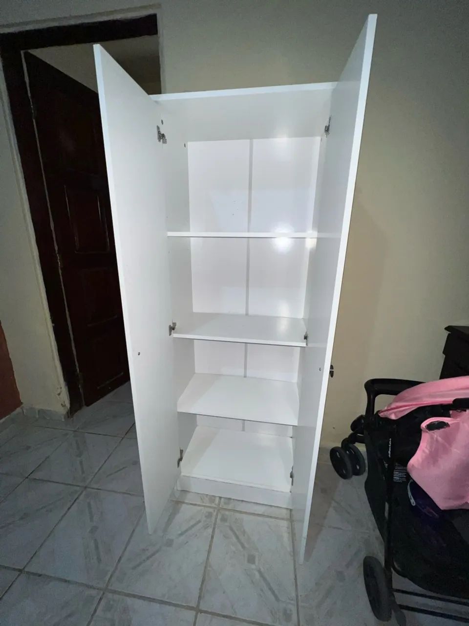 Armário multiuso duas portas branco  - Foto 3
