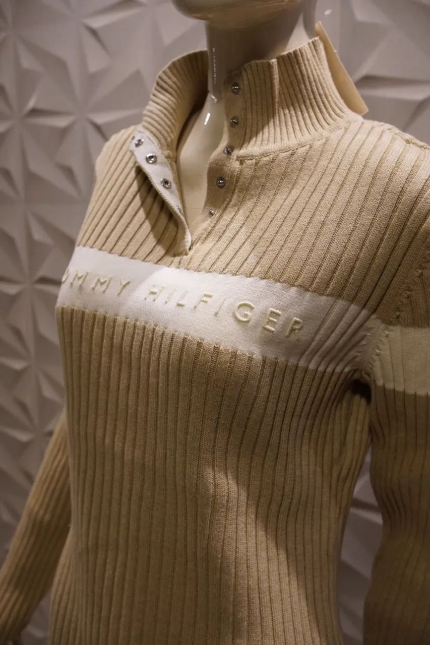 Sueter tommy hilfiger bege nova - Foto 3