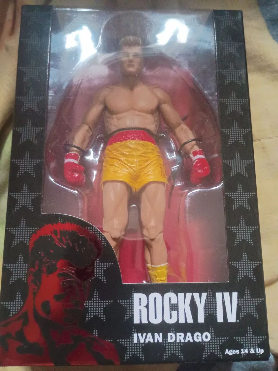 Ivan drago yellow Trunks neca original rocky IV boneco figura