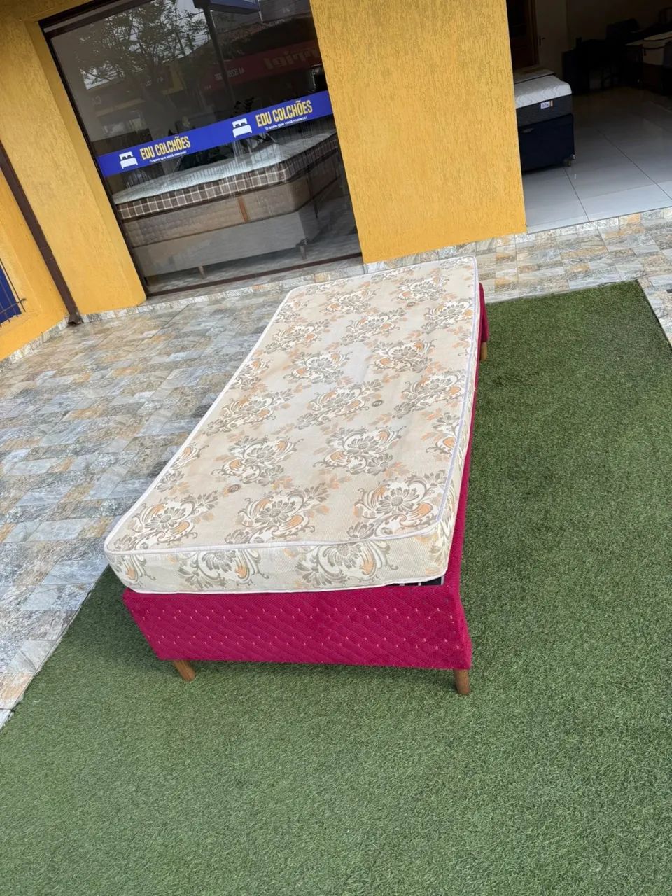 Cama Box Solteiro USADO - ENTREGAMOS  - Foto 4