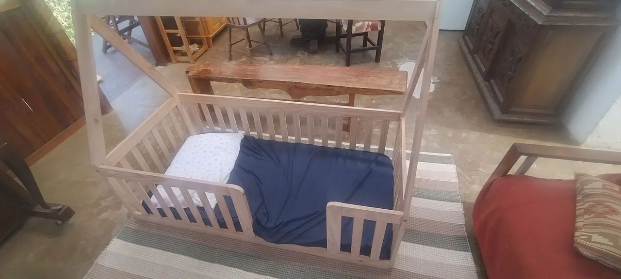 Mini Cama Montessoriana com telhado - Foto 2