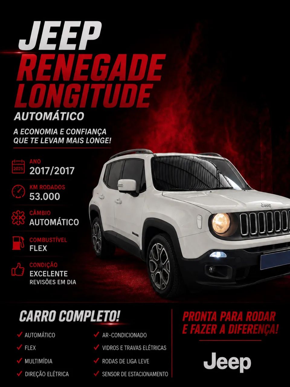 Jeep Renegade Renegade Longitude 1.8 4x2 Flex 16V Aut. 2017