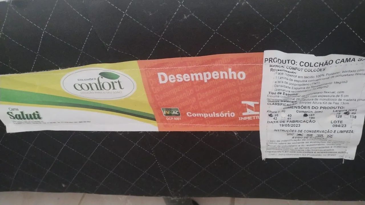 vendo cama box de solteiro + colchão de solteiro - Foto 3