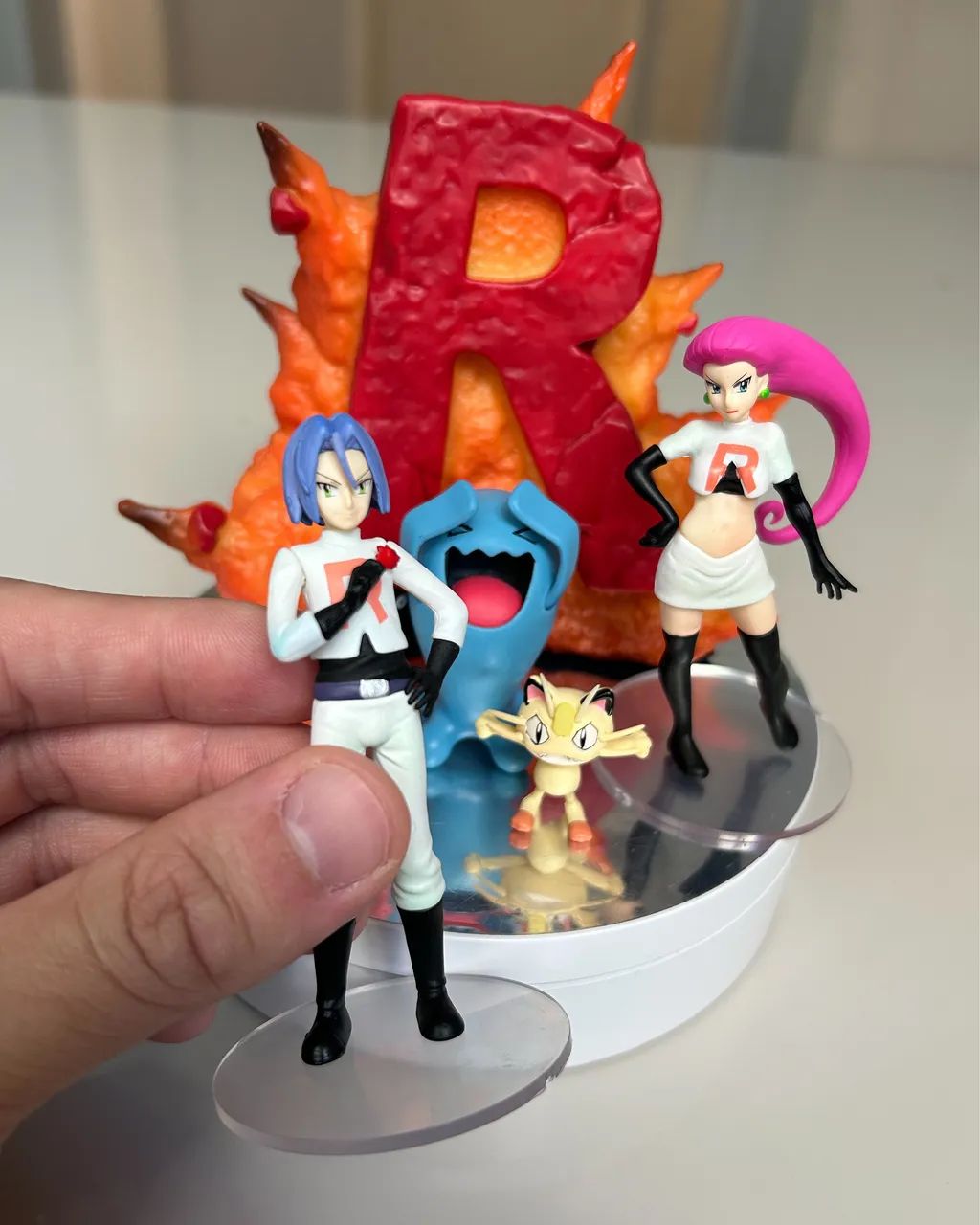 Combo Equipe Rocket Pokemon Bonecos Action Figures - Foto 2
