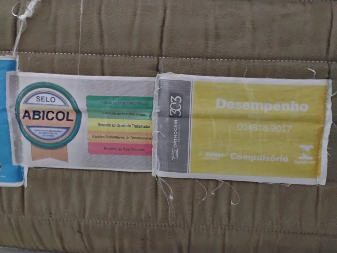 Colchão e base da Ortoclin excelente marca no mercado  - Foto 4