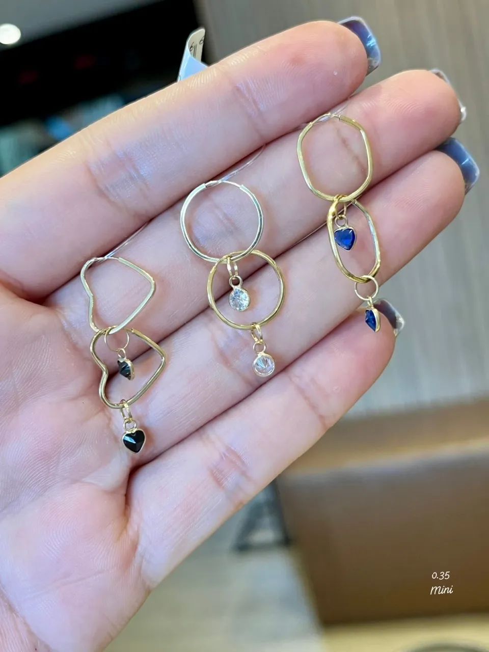 Brinco ouro 18k