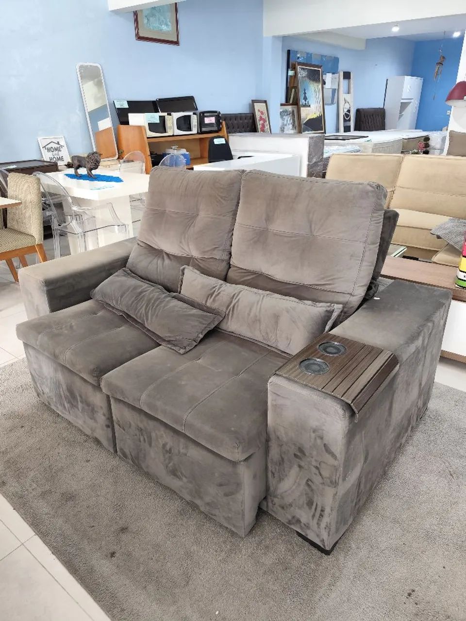 Sofá Retrátil e reclinavel 2 Lugares  - Foto 3