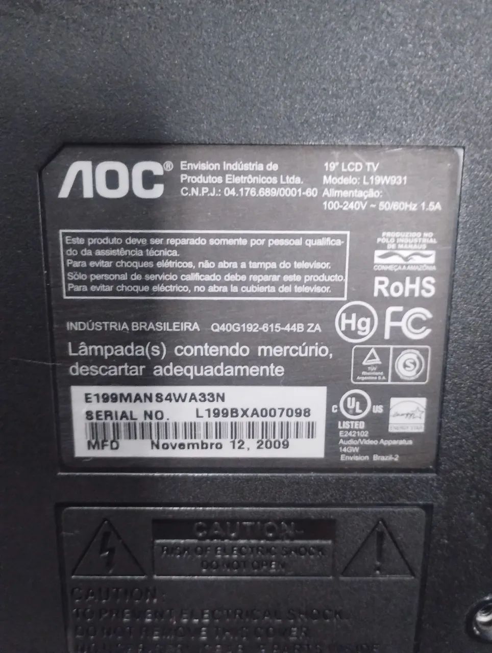 TV AOC 19  - Foto 4