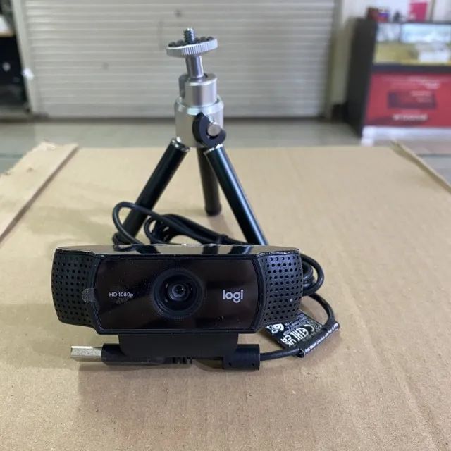 Webcam Logitech C922 Pro Com Tripé Full HD 1080p/30fps 720p/60fps - Foto 4