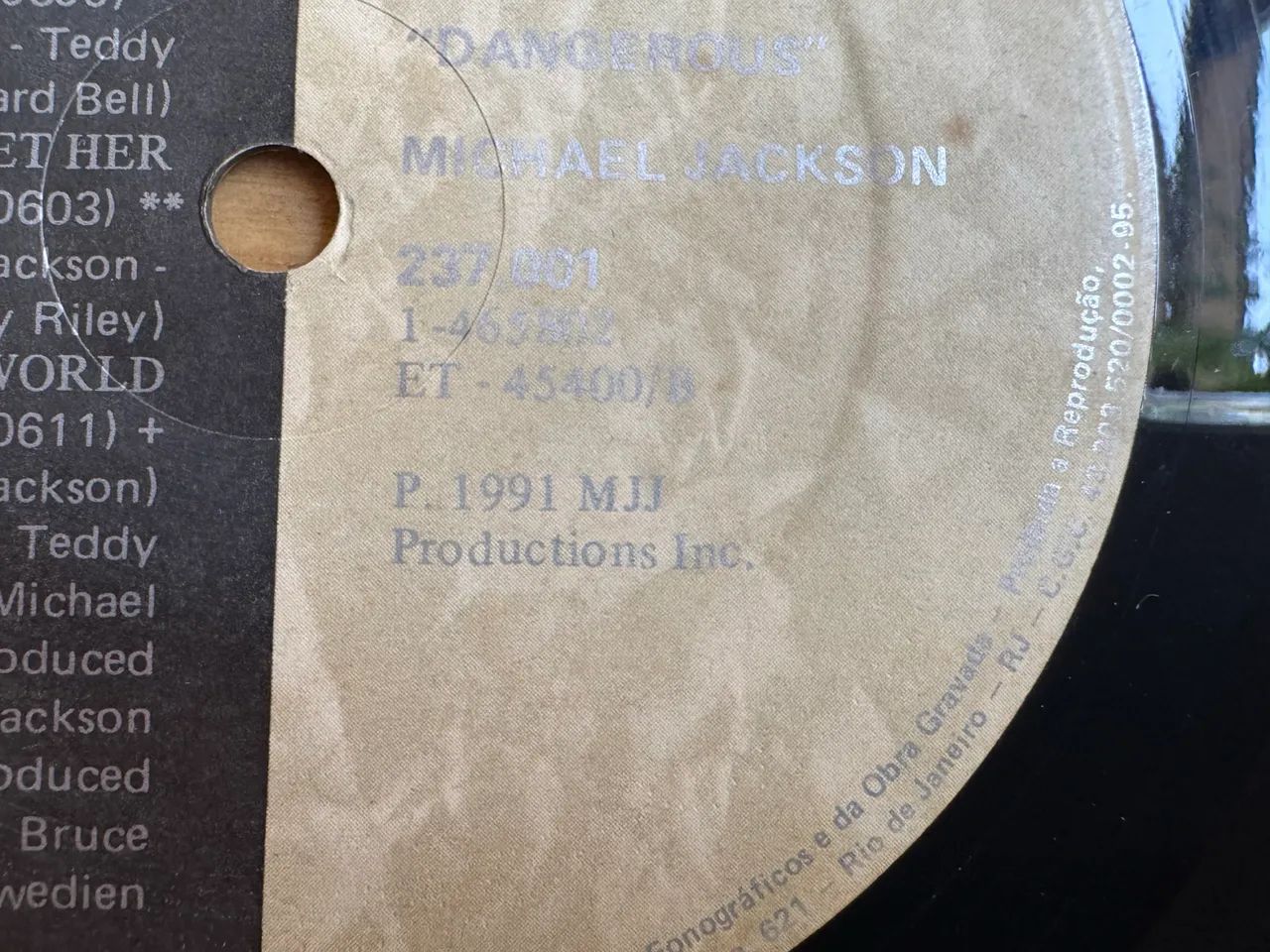 Vinil Duplo Michael Jackson - Dangerous (1991) - Foto 3