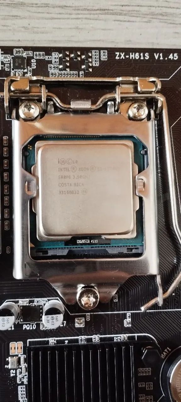 Kit placa mãe processador e memória  - Foto 3
