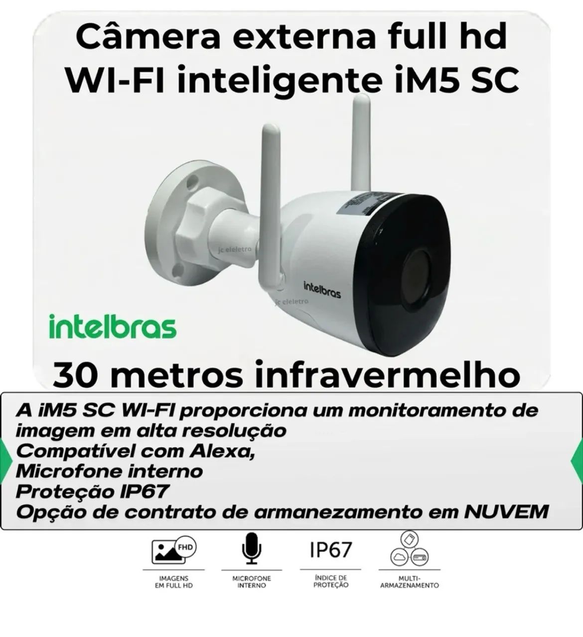 Câmera externa intelbras Im5  - Foto 2