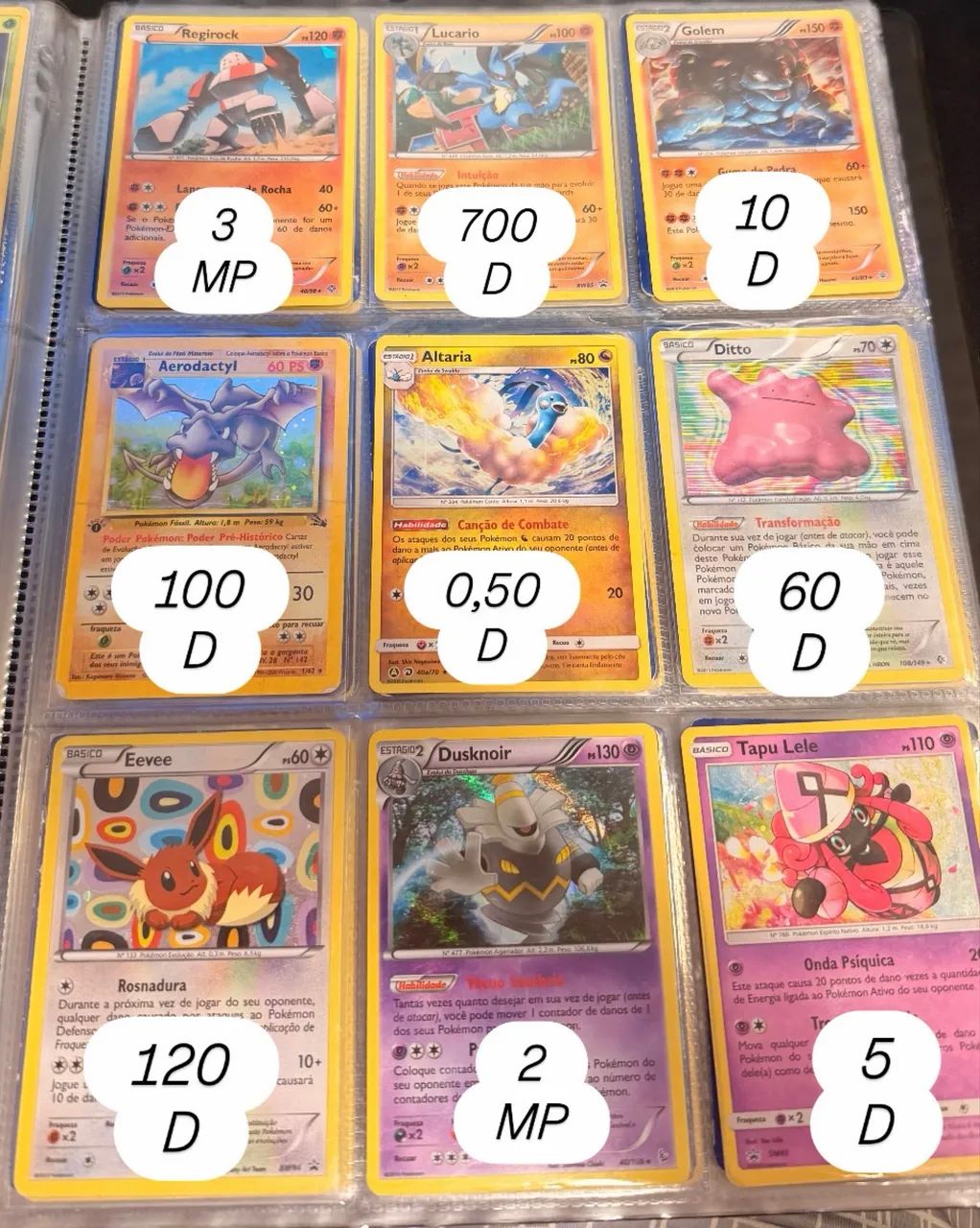 Cartas Pokémon 
