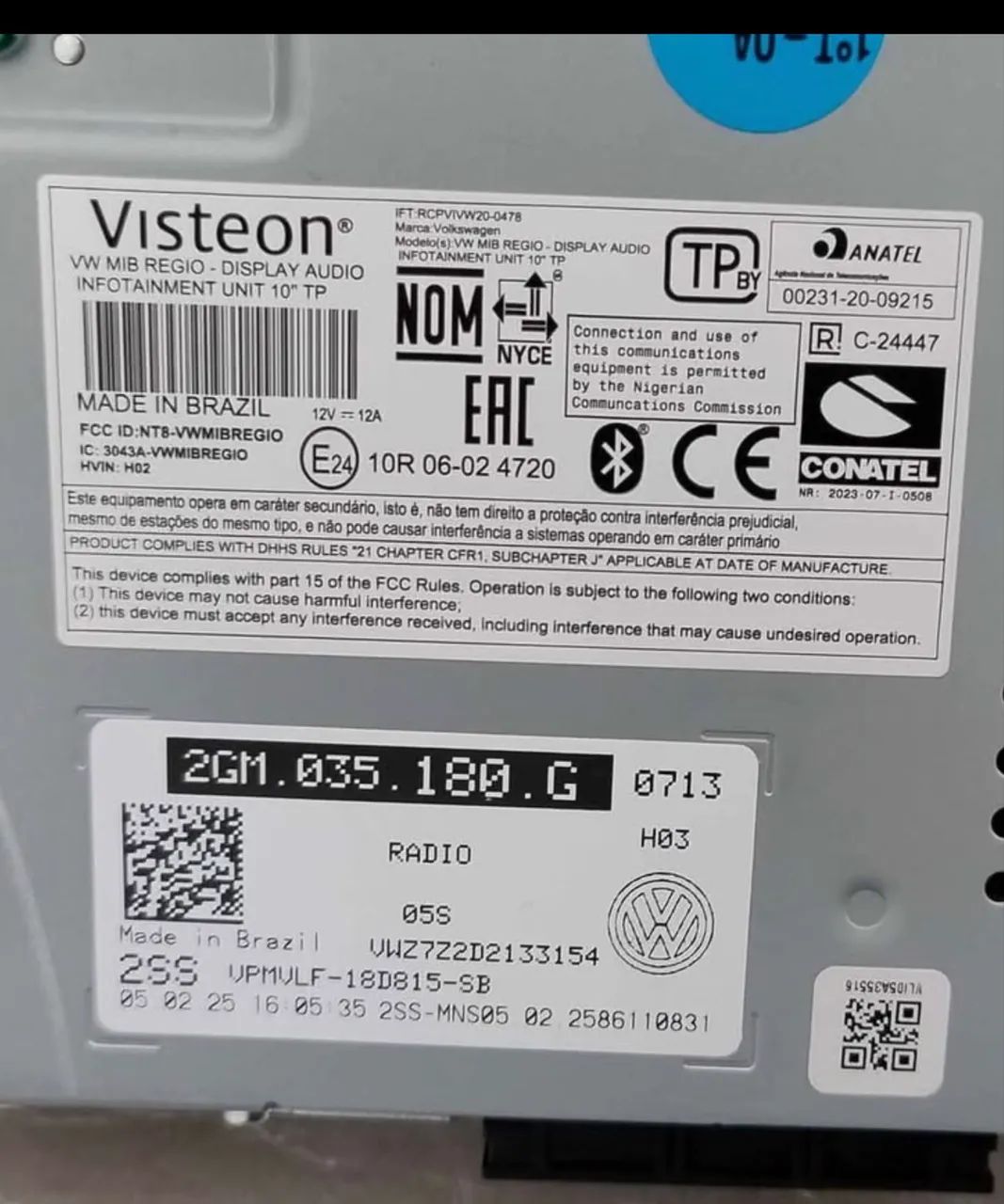 Multimídia VW original 10 polegadas  - Foto 6