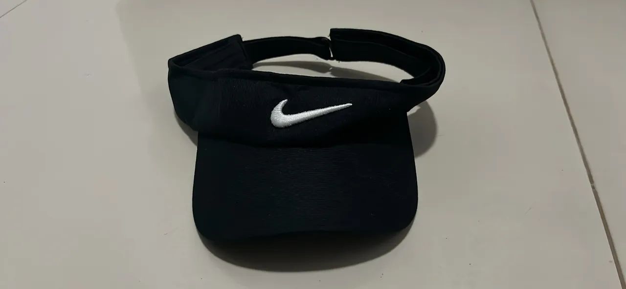 Viseira Nike Dri-Fit Original Preta Corrida / Treino / Academia - Foto 3