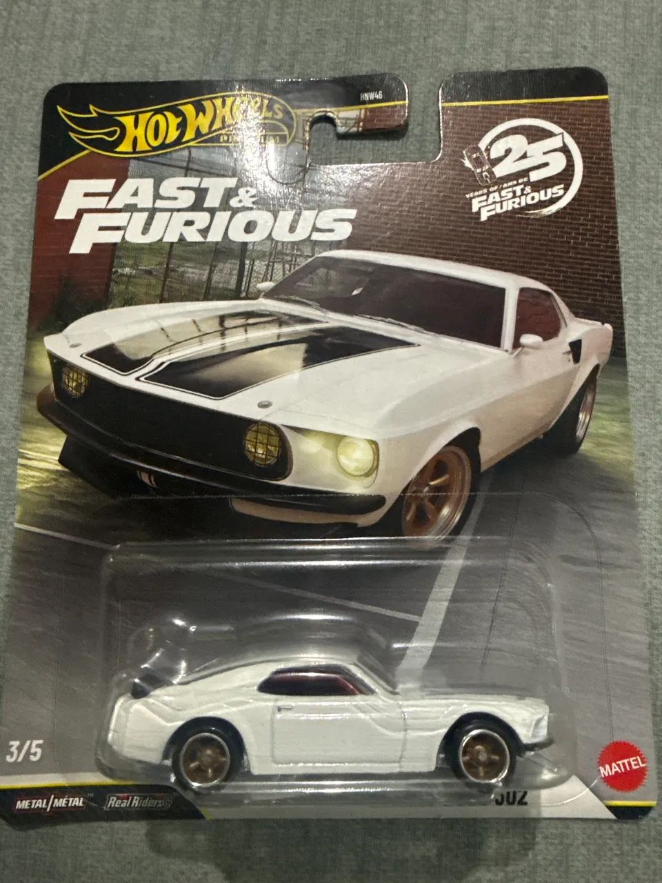 Hot Wheels Velozes e Furiosos Ford Mustang Boss 302 1969