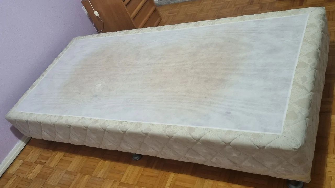 Cama box solteiro XL usada - Foto 5