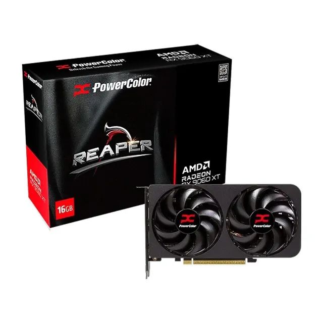 Gpu Powercolor Amd Radeon Rx 9060Xt 16Gb Gddr6 128Bits 16G-A - Foto 2