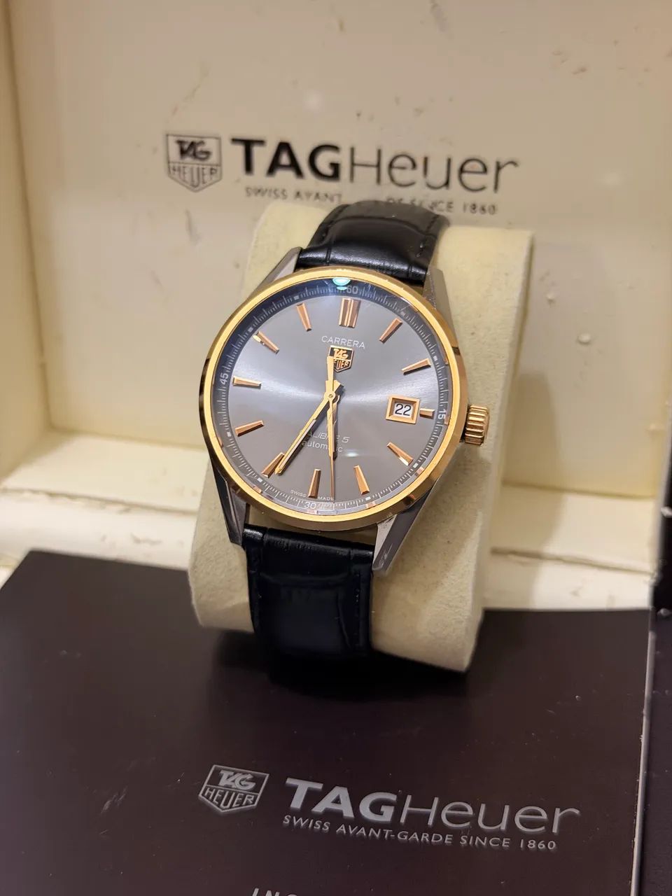Relógio tag heuer  carrera 2016 , caixa + certificado  - Foto 5