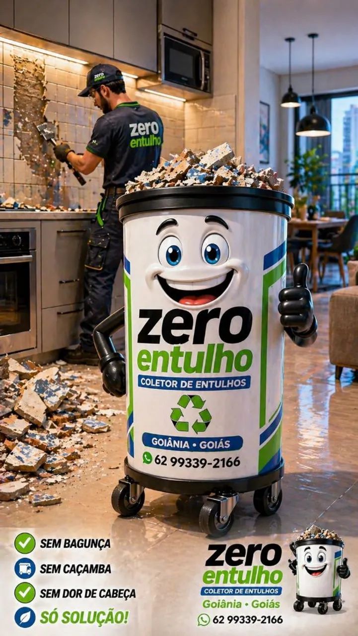 Retirada de entulhos e caçamba de entulhos 