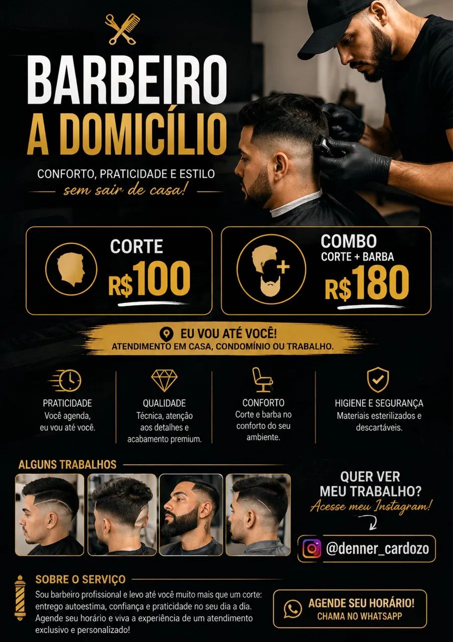 Barbeiro a domicílio 